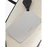 Alaïa Le Teckel medium leather and canvas shoulder bag (British brand)