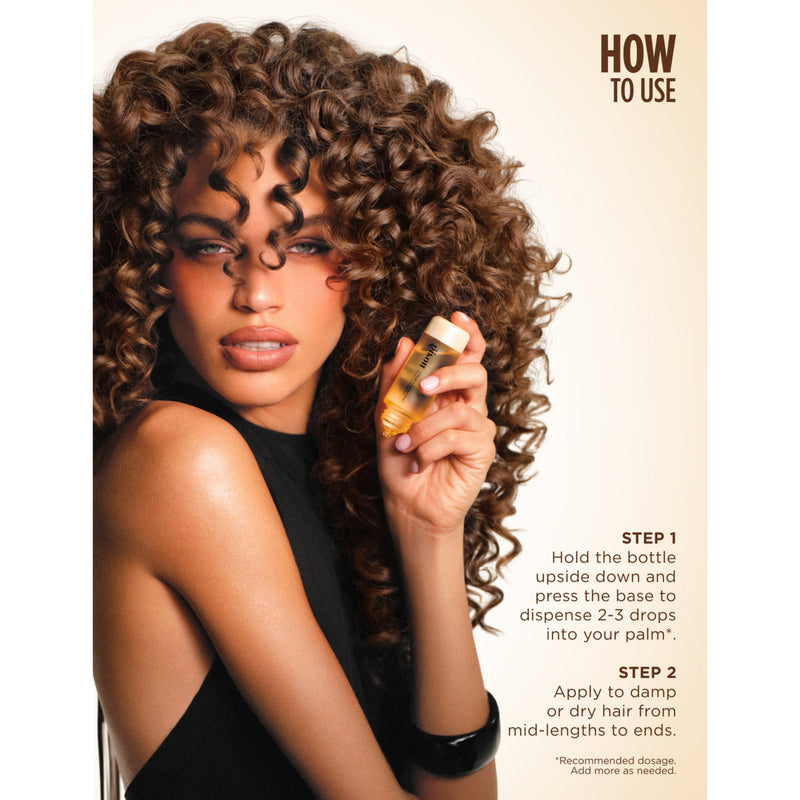 Gisou Honey Gloss Collagen Drops hair oil 20ml (British brand)