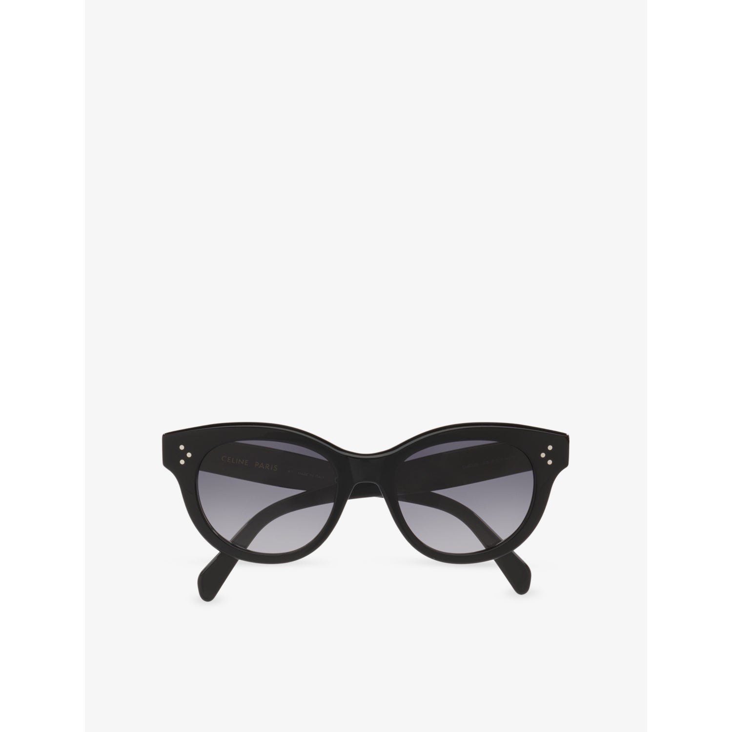 Celine round-frame acetate sunglasses with tinted lenses, UK version