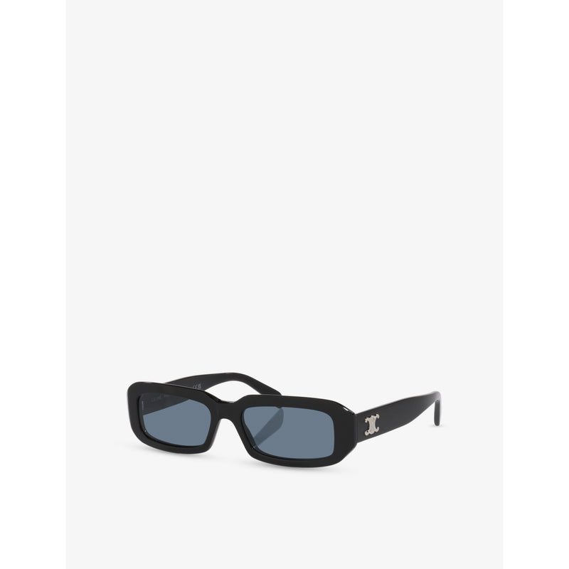Celine rectangle acetate sunglasses with tinted lenses, UK version