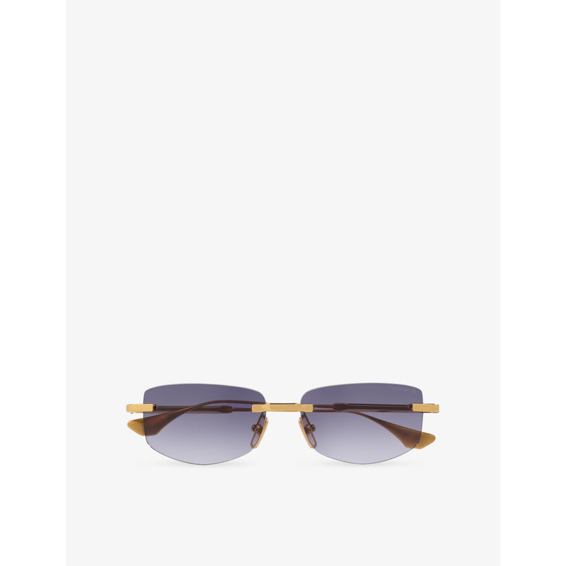 Dita rectangle metal sunglasses D4000529 (British brand)