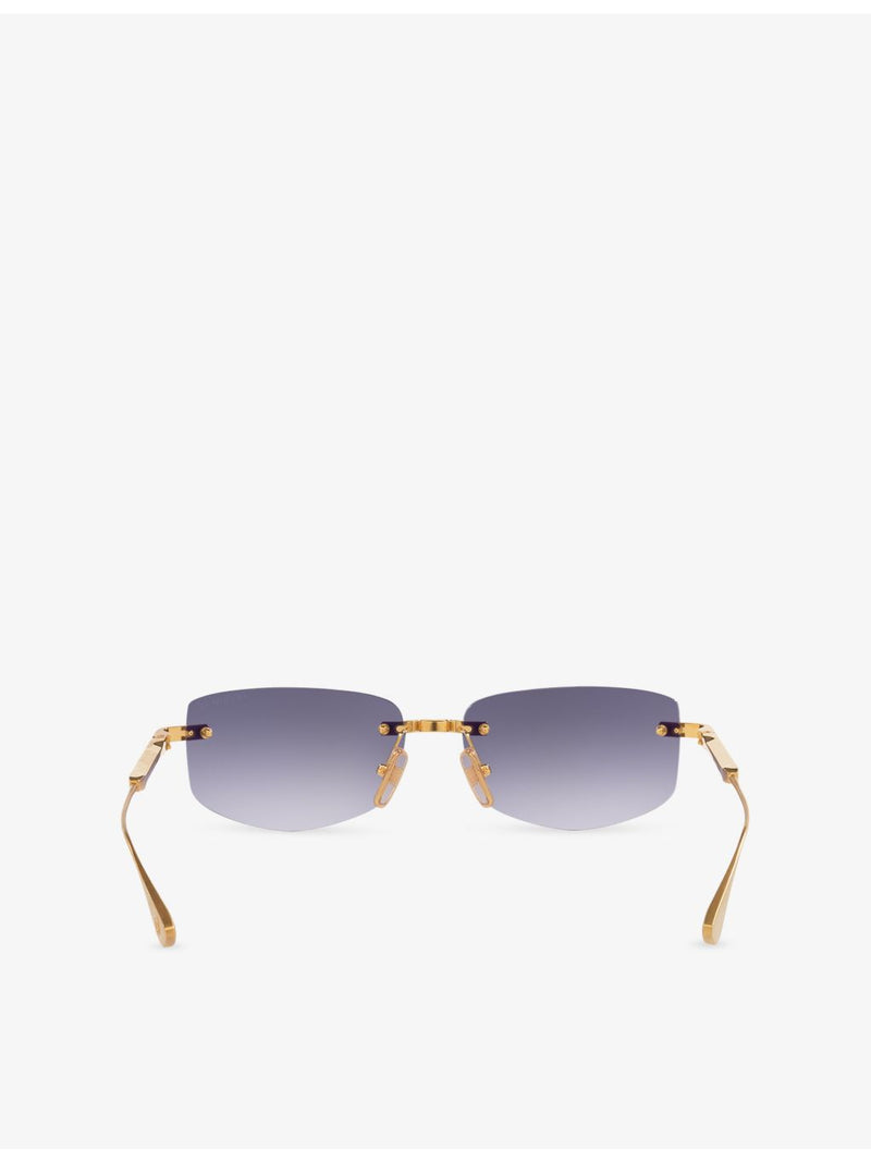 Dita rectangle metal sunglasses D4000529 (British brand)