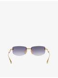 Dita rectangle metal sunglasses D4000529 (British brand)