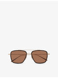 Dita square-frame metal sunglasses D4000530 (British brand)
