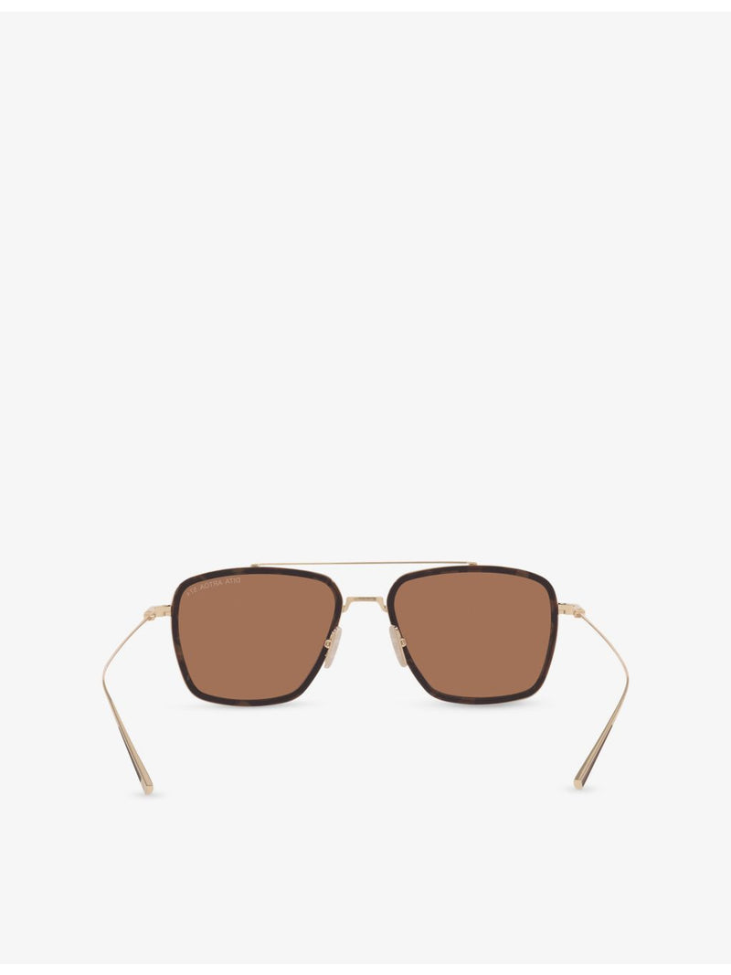 Dita square-frame metal sunglasses D4000530 (British brand)