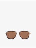 Dita square-frame metal sunglasses D4000530 (British brand)
