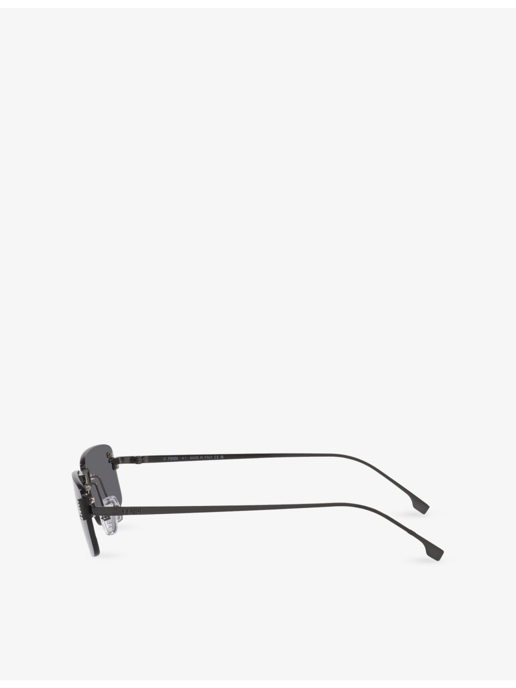 Fendi FE4172US rectangle-frame metal sunglasses, UK version