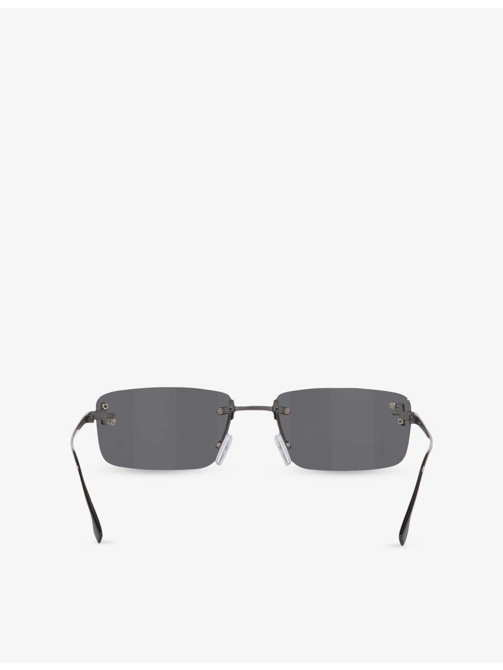 Fendi FE4172US rectangle-frame metal sunglasses, UK version