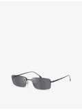 Fendi FE4172US rectangle-frame metal sunglasses, UK version