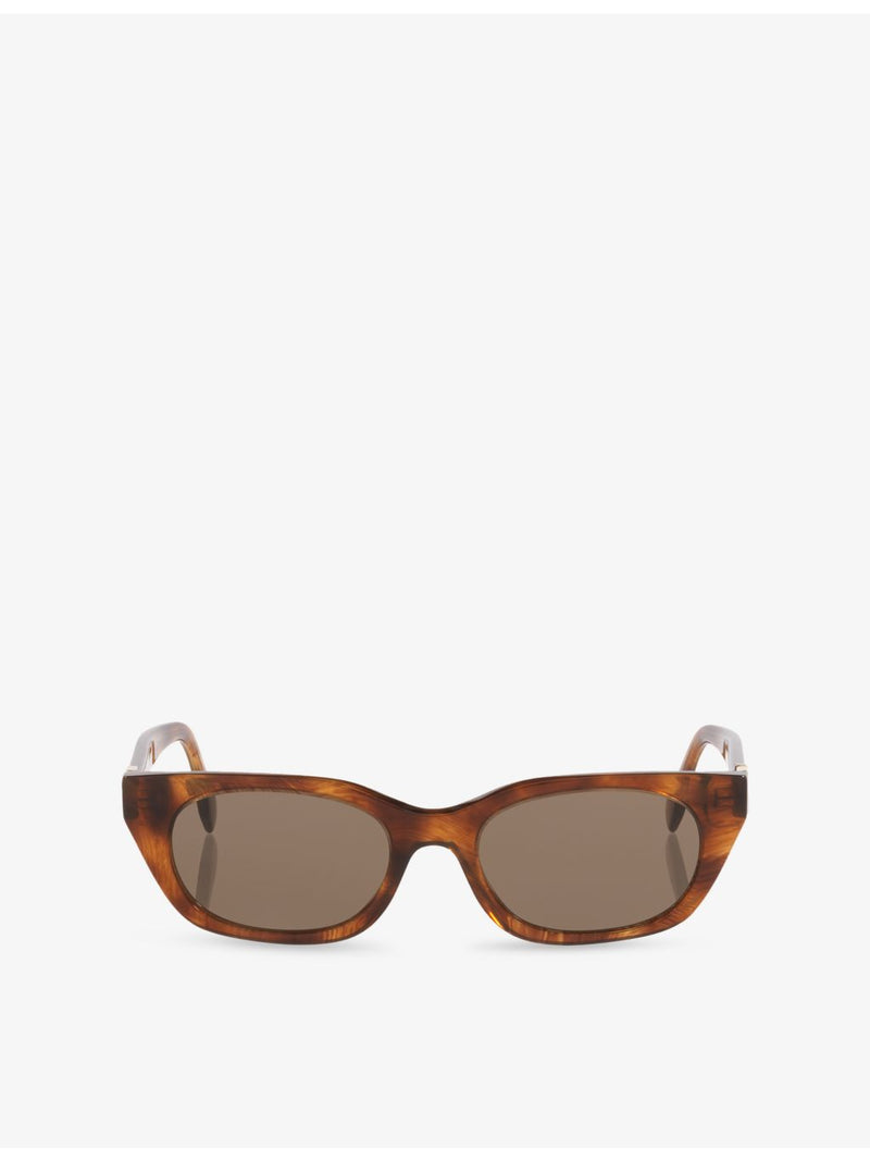 Fendi cat-eye acetate sunglasses with tortoiseshell finish (British brand)