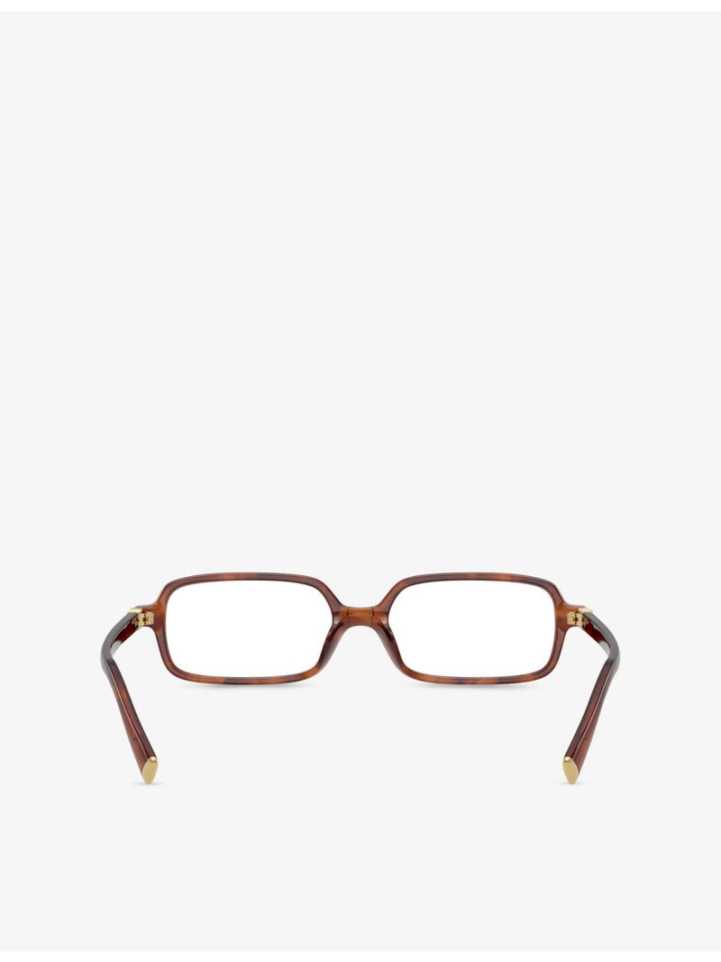 Miu Miu MU 01YV rectangle acetate eyeglasses (British brand)