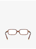 Miu Miu MU 01YV rectangle acetate eyeglasses (British brand)