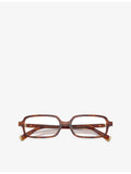 Miu Miu MU 01YV rectangle acetate eyeglasses (British brand)