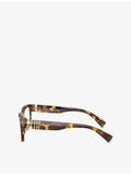 Miu Miu square-frame acetate eyeglasses tortoiseshell, UK version