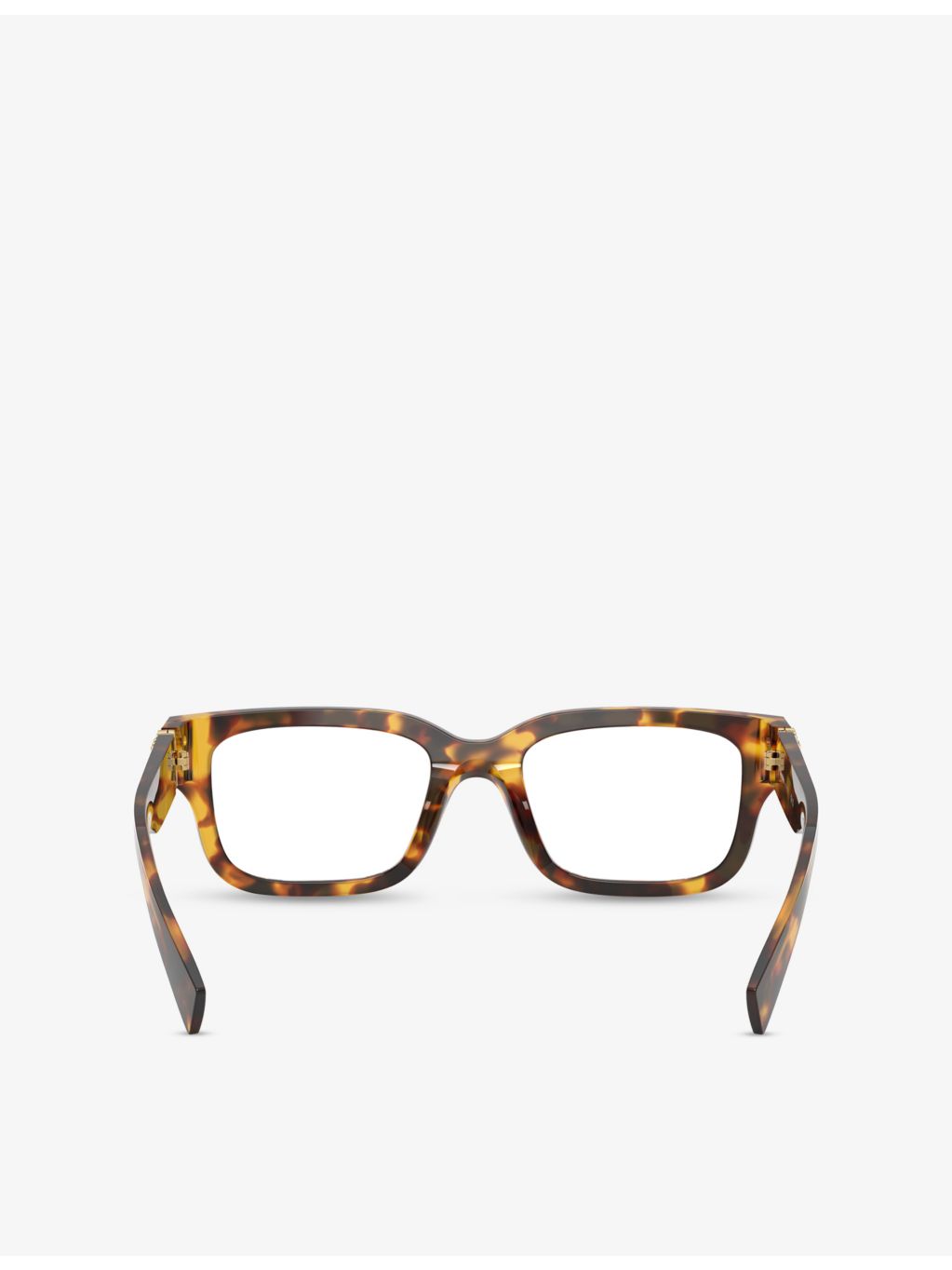 Miu Miu square-frame acetate eyeglasses tortoiseshell, UK version