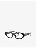 Miu Miu MU 03WV acetate eyeglasses with irregular frame (British brand)