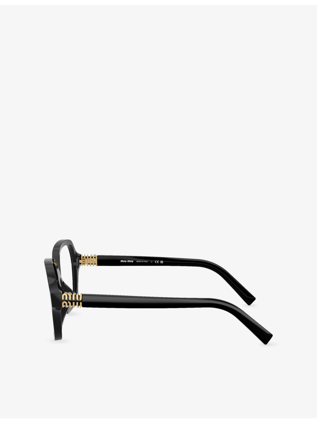 Miu Miu square-frame acetate eyeglasses MU 03YV, imported from the UK