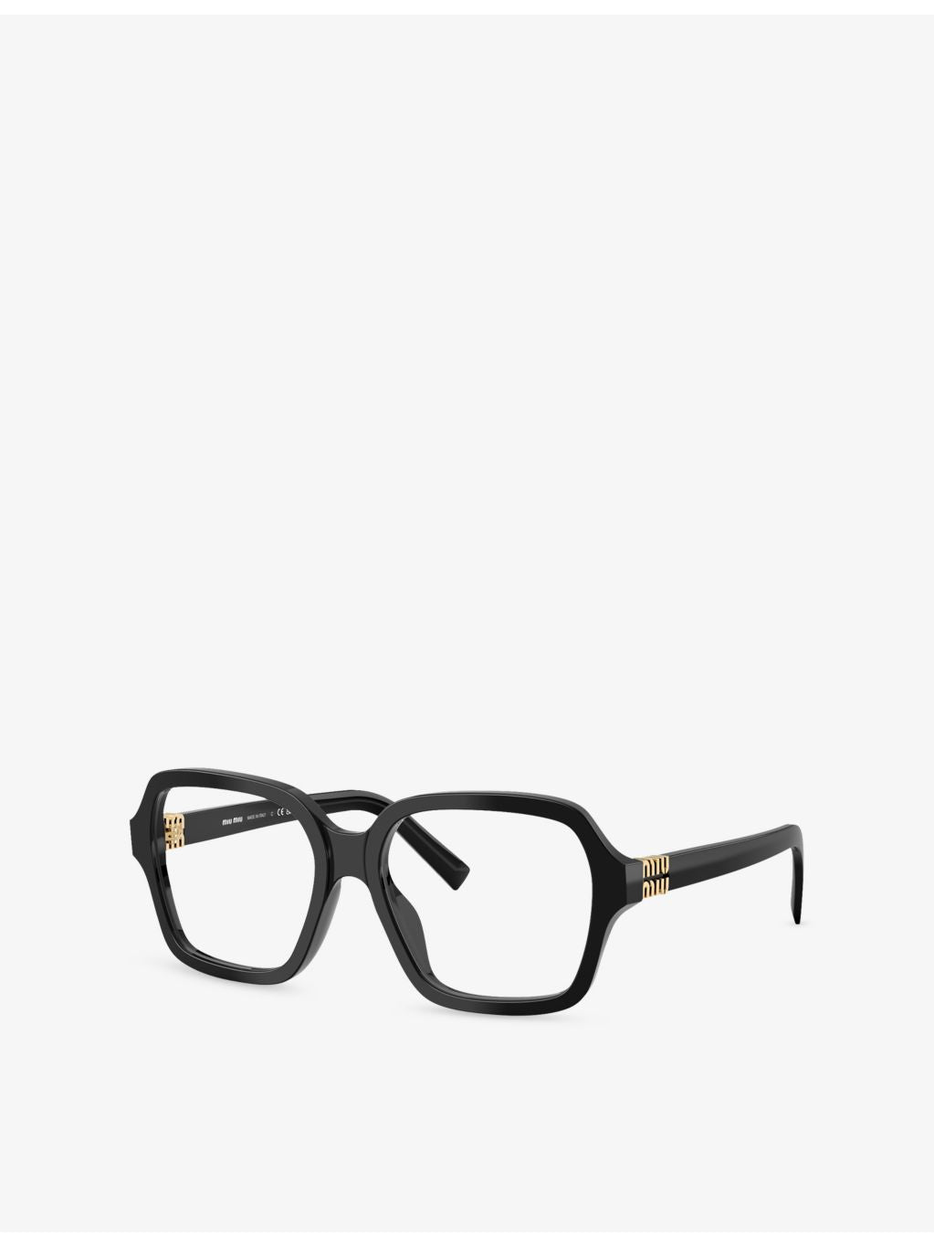 Miu Miu square-frame acetate eyeglasses MU 03YV, imported from the UK