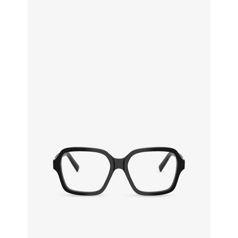 Miu Miu square-frame acetate eyeglasses MU 03YV, imported from the UK