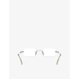 Miu Miu rectangle metal eyeglasses MU 50YV (British brand)
