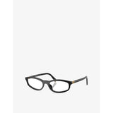 Miu Miu MU 01ZV acetate eyeglasses with oval frame - British product