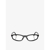 Miu Miu MU 01ZV acetate eyeglasses with oval frame - British product