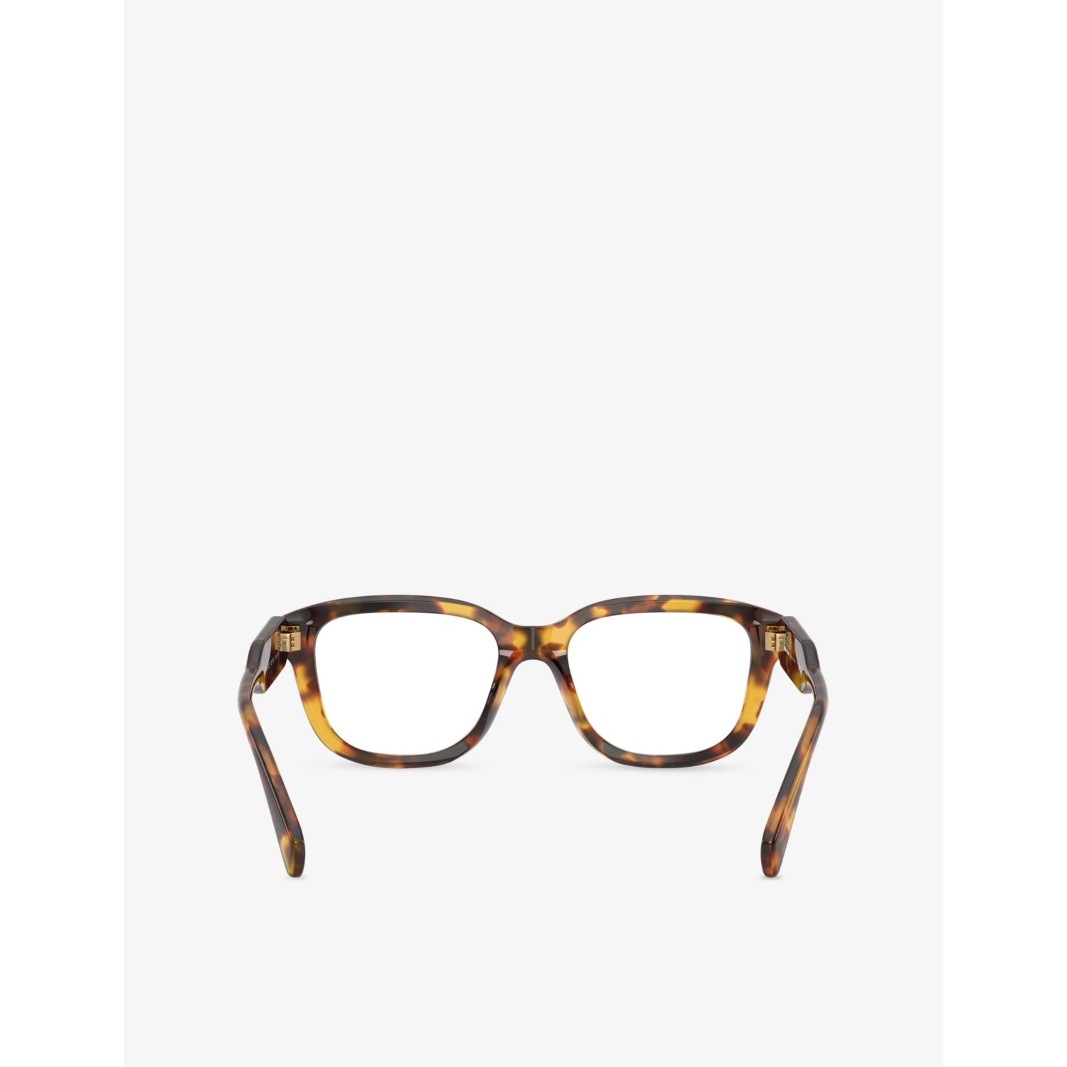 Miu Miu square-frame acetate eyeglasses in tortoiseshell MU 02ZV (British brand)