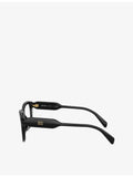 Miu Miu square acetate eyeglasses, plain lenses (British brand)