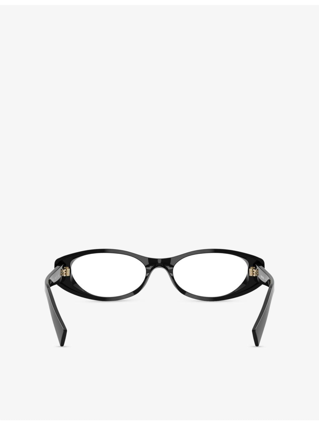 Miu Miu oval-frame acetate eyeglasses, UK version