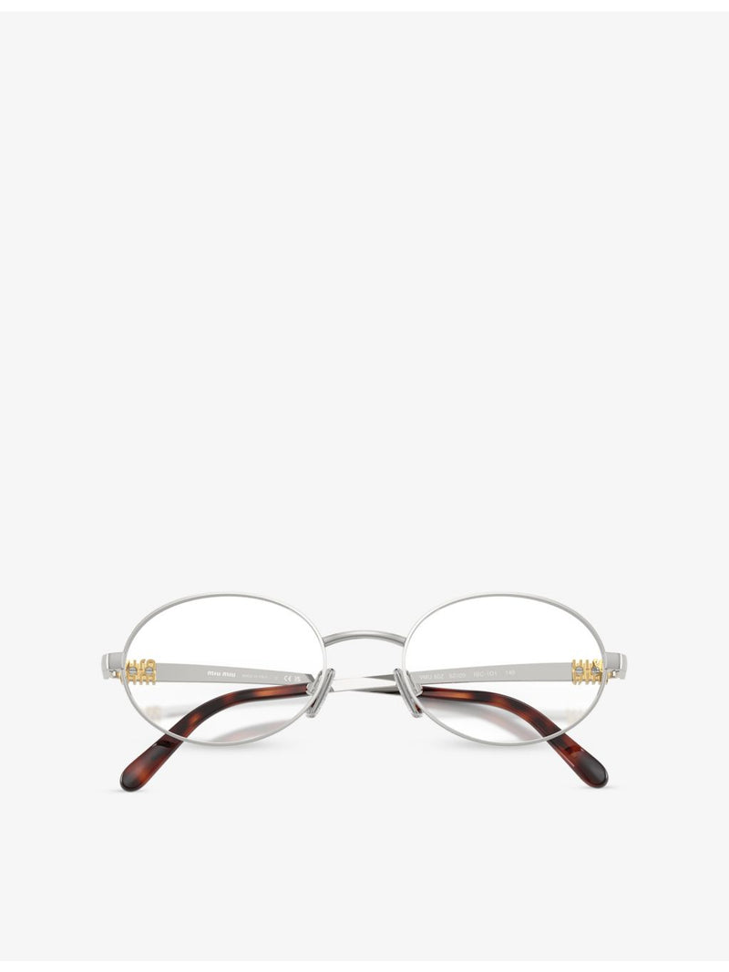 Miu Miu round-frame metal eyeglasses MU 50ZV (British brand)