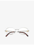 Miu Miu round-frame metal eyeglasses MU 50ZV (British brand)