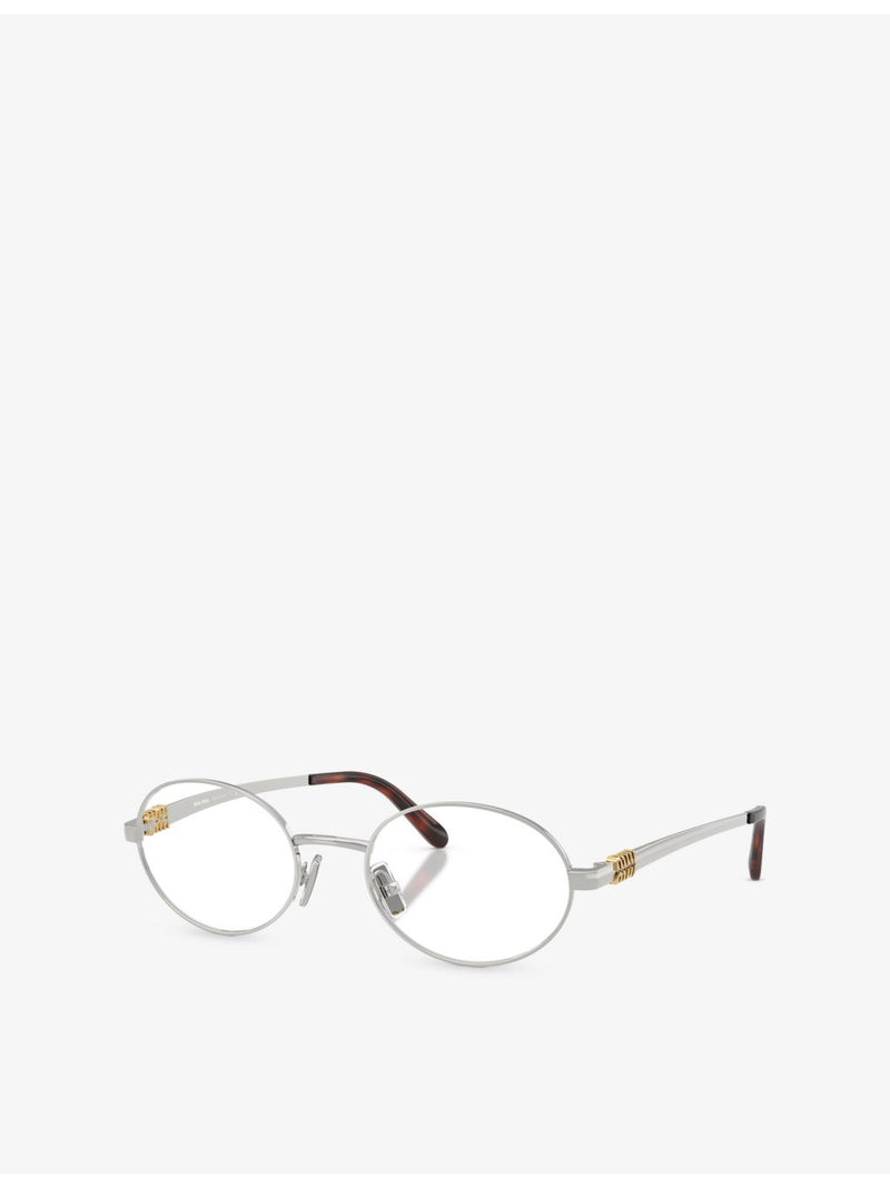 Miu Miu round-frame metal eyeglasses MU 50ZV (British brand)