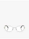 Miu Miu round-frame metal eyeglasses MU 50ZV (British brand)