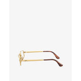 Ray-Ban RB3927V rectangle metal optical glasses, UK version