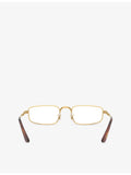 Ray-Ban RB3927V rectangle metal optical glasses, UK version