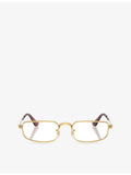 Ray-Ban RB3927V rectangle metal optical glasses, UK version