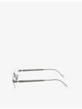 Ray-Ban RB3928V square metal optical glasses, imported from the UK