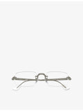 Ray-Ban RB3928V square metal optical glasses, imported from the UK
