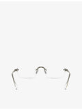 Ray-Ban RB3928V square metal optical glasses, imported from the UK
