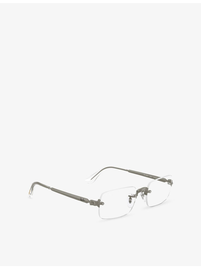 Ray-Ban RB3928V square metal optical glasses, imported from the UK