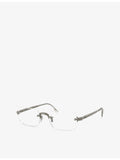 Ray-Ban RB3928V square metal optical glasses, imported from the UK
