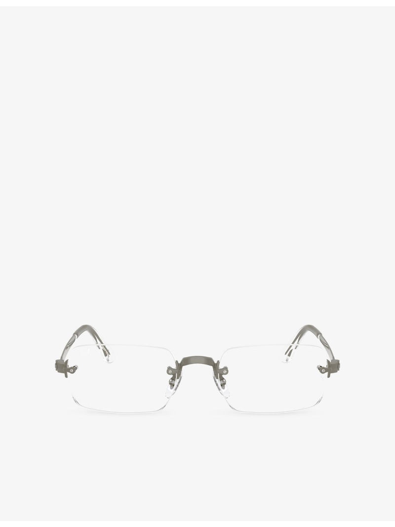 Ray-Ban RB3928V square metal optical glasses, imported from the UK