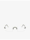 Ray-Ban RB3928V square metal optical glasses, imported from the UK