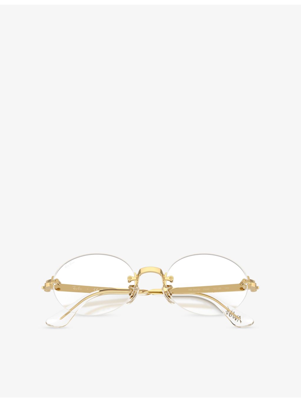 Ray-Ban x A$AP Rocky oval metal eyeglasses RB3929V (British brand)