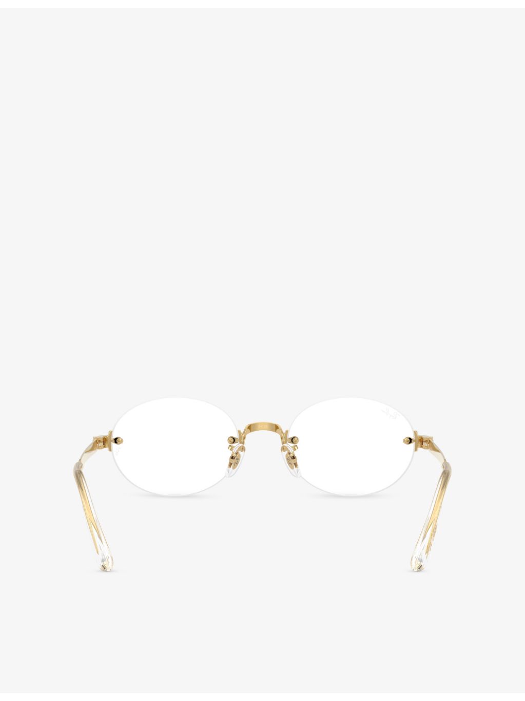 Ray-Ban x A$AP Rocky oval metal eyeglasses RB3929V (British brand)