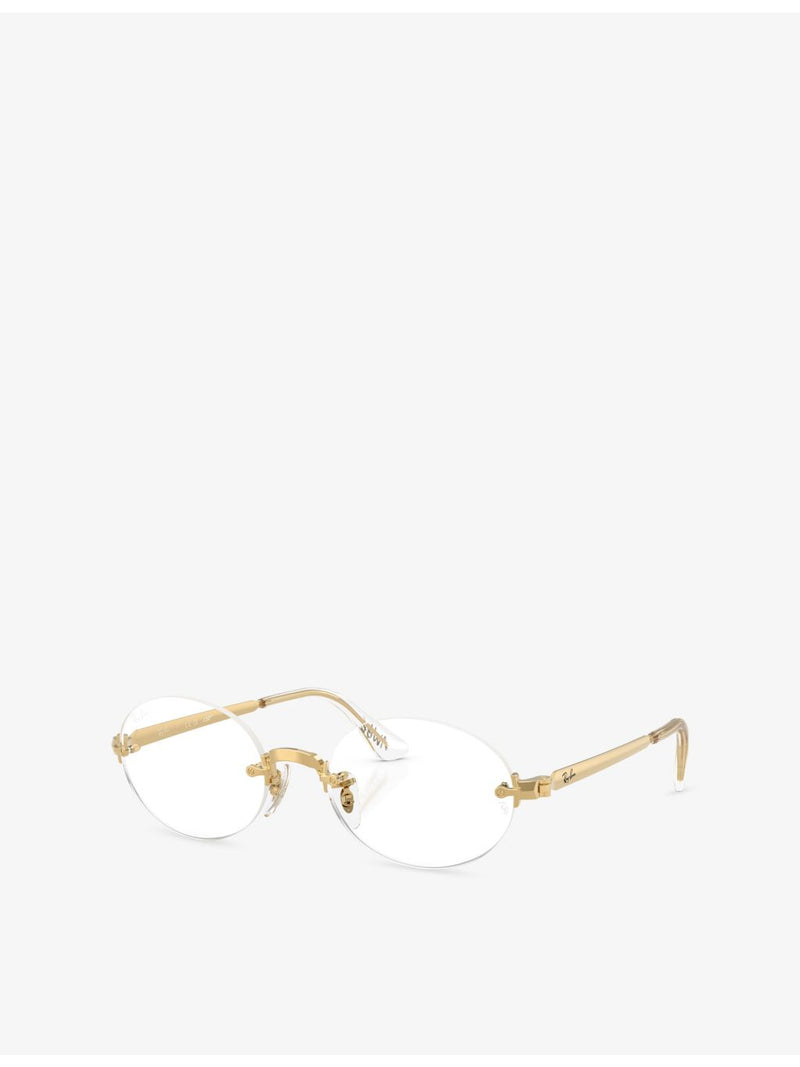 Ray-Ban x A$AP Rocky oval metal eyeglasses RB3929V (British brand)