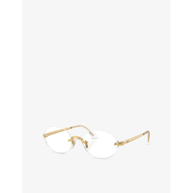 Ray-Ban x A$AP Rocky oval metal eyeglasses RB3929V (British brand)