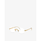 Ray-Ban x A$AP Rocky oval metal eyeglasses RB3929V (British brand)