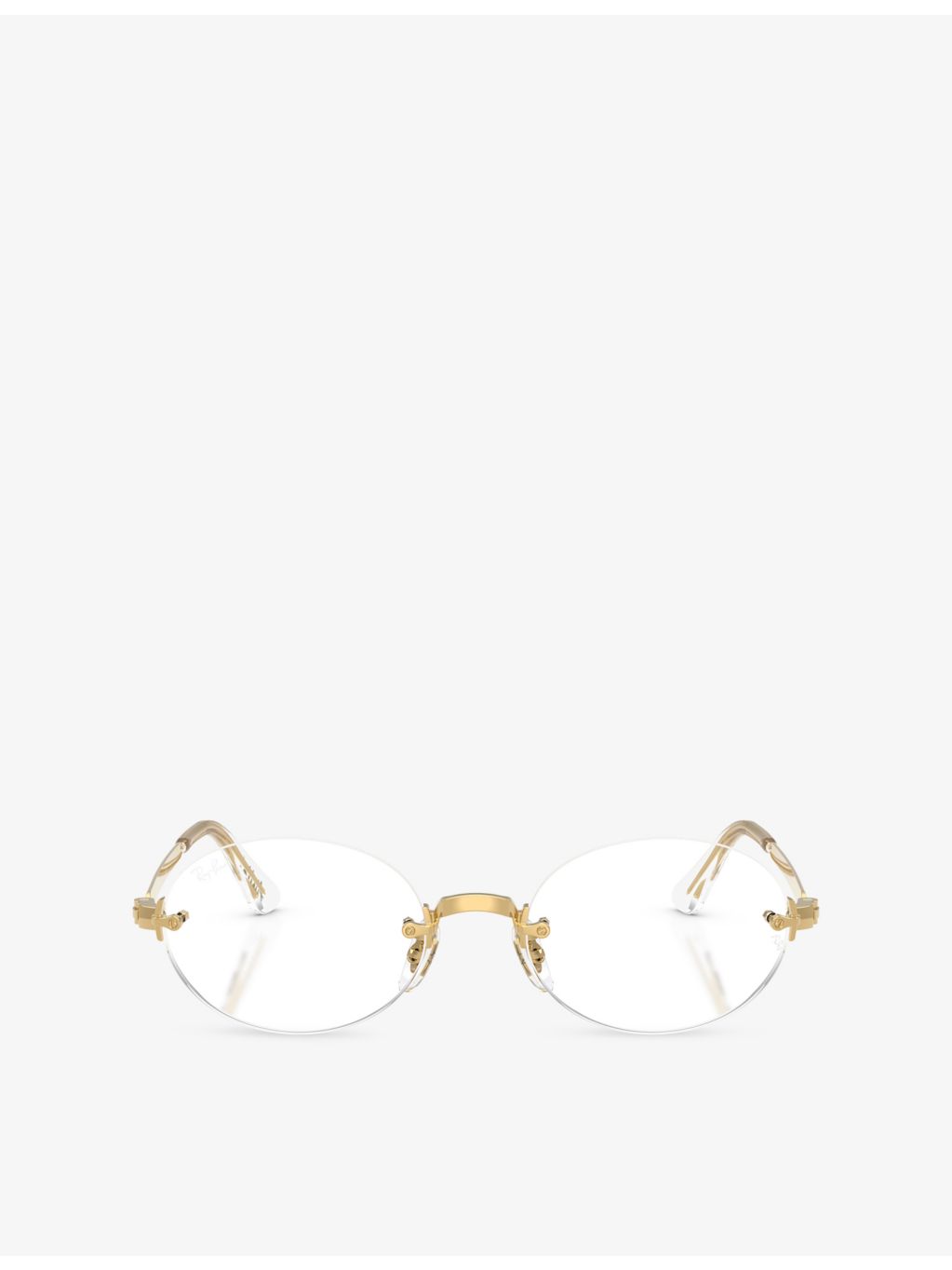 Ray-Ban x A$AP Rocky oval metal eyeglasses RB3929V (British brand)