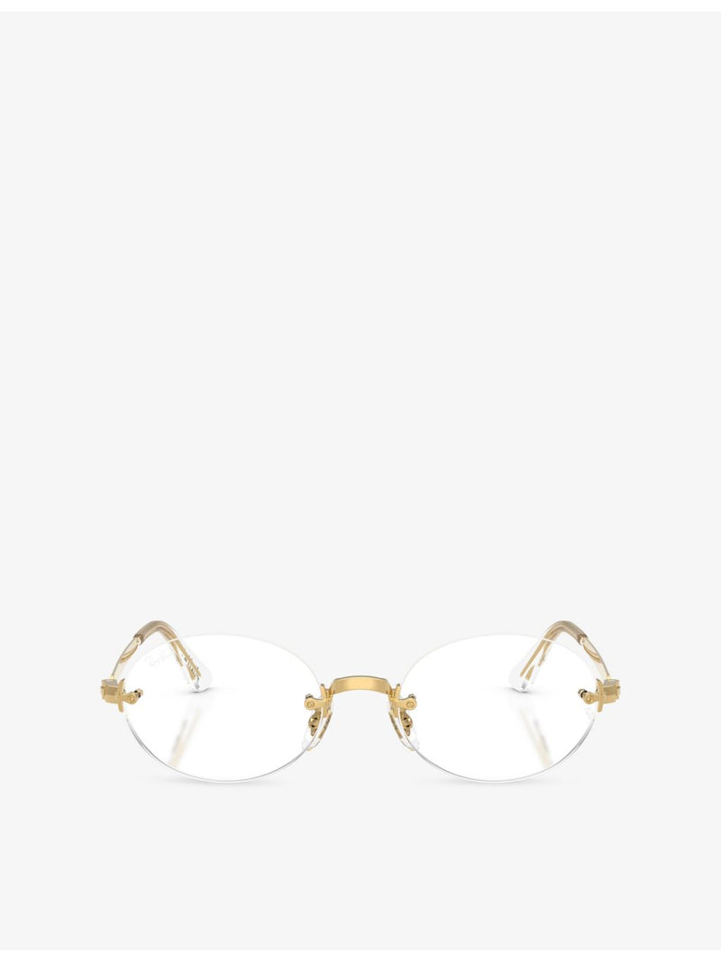Ray-Ban x A$AP Rocky oval metal eyeglasses RB3929V (British brand)